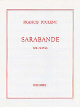 Poulenc F. Sarabande Guitare Poulenc F. Sarabande Guitare