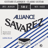 Jeu de Cordes Guitare Classique Savarez 540J Alliance Bleu Jeu de Cordes Guitare Classique Savarez 540J Alliance Bleu