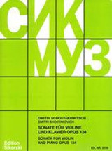 Chostakovitch D. Sonate OP 134 Violon Chostakovitch D. Sonate OP 134 Violon