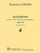 Godard B. Allegretto OP 116/1 Flute Godard B. Allegretto OP 116/1 Flute