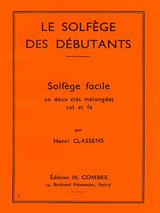 Classens H. le Solfege Des Debutants 2 Cles Classens H. le Solfege Des Debutants 2 Cles