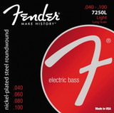 Jeu de Cordes Basse Electrique Fender 7250L Light Long Scale 040/100