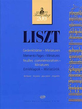 Liszt F. Feuilles Commemoratives Miniatures Piano Liszt F. Feuilles Commemoratives Miniatures Piano