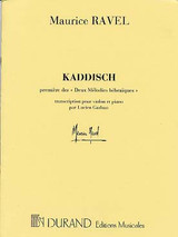 Ravel M. Kaddisch Violon Ravel M. Kaddisch Violon