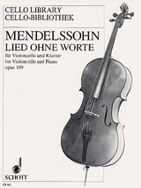Mendelssohn F. Romance Sans Paroles OP 109 Violoncelle Mendelssohn F. Romance Sans Paroles OP 109 Violoncelle