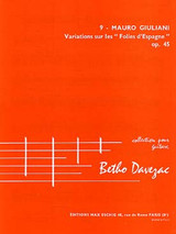 Giuliani M. Variations Sur Les Folies D'espagne OP 45 Guitare Giuliani M. Variations Sur Les Folies D'espagne OP 45 Guitare