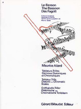 Allard M. Tablature,trilles, Gammes Basson