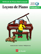 Hal Leonard Lecons de Piano Vol 4 + Audio