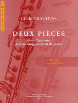 Grandval (de) Cl. Deux Pieces Clarinette Grandval (de) Cl. Deux Pieces Clarinette