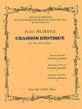 Delgiudice M. Chanson Exotique Clarinette Delgiudice M. Chanson Exotique Clarinette