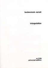 HAUBENSTOCK-RAMATI R. Interpolation Trio Flute HAUBENSTOCK-RAMATI R. Interpolation Trio Flute