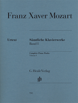 Mozart F.x. Complete Piano Works Vol 1
