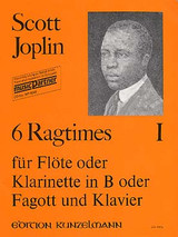 Joplin S. 6 Ragtimes Vol 1 Flute/clarinette/basson Joplin S. 6 Ragtimes Vol 1 Flute/clarinette/basson