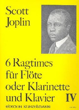 Joplin S. 6 Ragtimes Vol 4 Flute/clarinette/basson Joplin S. 6 Ragtimes Vol 4 Flute/clarinette/basson