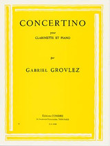 Grovlez G. Concertino Clarinette Grovlez G. Concertino Clarinette