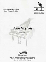 MARTY-LEJON S./soldano J.c. Sous la Pluie Piano 4 Mains