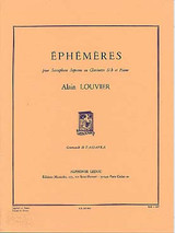 Louvier A. Ephemeres Clarinette OU Saxophone Soprano