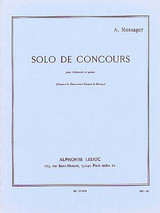 Messager A. Solo de Concours Clarinette Messager A. Solo de Concours Clarinette