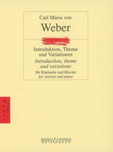 Weber C.m. Introduction, Theme et Variations Clarinette Weber C.m. Introduction, Theme et Variations Clarinette