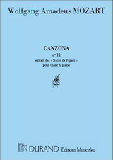 Mozart W.a. Canzona N°11 Chant Mozart W.a. Canzona N°11 Chant