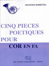 Barboteu G. Pieces Poetiques Cor