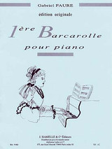 Faure G. Barcarolle OP 26 N°1 Piano Faure G. Barcarolle OP 26 N°1 Piano