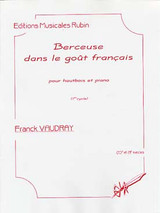 Vaudray F. Berceuse Dans le Gout Francais Hautbois Vaudray F. Berceuse Dans le Gout Francais Hautbois