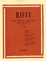 Ricci Variations Cadences Traditions Vol 1 Chant Mixte