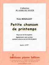 Bouillot Y. Petite Chanson de Printemps Saxhorn Alto OU Cor Bouillot Y. Petite Chanson de Printemps Saxhorn Alto OU Cor