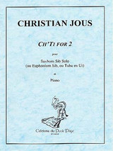 Jous C. Ch'ti For Two Tuba OU Euphonium OU Saxhorn Jous C. Ch'ti For Two Tuba OU Euphonium OU Saxhorn