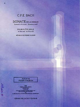 Bach C.p.e. Sonate la Mineur Flute-1 Bach C.p.e. Sonate la Mineur Flute-1