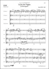 Lopez A. le Jeu Des Vagues 4 Clarinettes