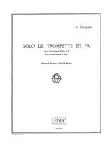 Chapuis A. Solo de Trompette en FA Trompette