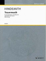 Hindemith P. Trauermusik Alto Hindemith P. Trauermusik Alto