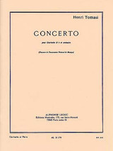 Tomasi H. Concerto Clarinette