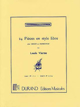 Vierne L. 24 Pieces en Style Libre Vol 1 Orgue