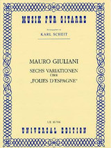 Giuliani M Variations Sur Les Folies D'espagne OP 45 Guitare Giuliani M Variations Sur Les Folies D'espagne OP 45 Guitare