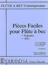 Pieces Faciles Vol 1 Flute A Bec