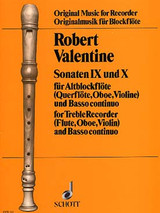 Valentine R. Sonates N°9 et 10 Flute A Bec Valentine R. Sonates N°9 et 10 Flute A Bec
