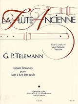 Telemann G.p. Fantaisies TW 40 Flute A Bec