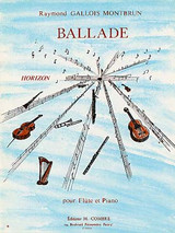GALLOIS-MONTBRUN R. Ballade Flute GALLOIS-MONTBRUN R. Ballade Flute
