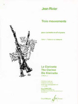 Rivier J. Mouvements: Prelude en Sol Clarinette Rivier J. Mouvements: Prelude en Sol Clarinette