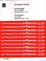 Corelli A. Duets OP 5 Flutes Corelli A. Duets OP 5 Flutes