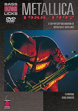 Metallica Dvd Legendary Bass  Licks 1988-1997
