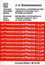 Demersseman J. Introduction et Variations Sur le Carnaval de Venise Flute-1 Demersseman J. Introduction et Variations Sur le Carnaval de Venise Flute-1