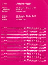 Hugot A. 25 Grandes Etudes OP 13 Vol 1 Flute Hugot A. 25 Grandes Etudes OP 13 Vol 1 Flute