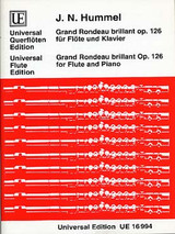 Hummel J.n. Grand Rondeau Brillant OP 125 Flute Hummel J.n. Grand Rondeau Brillant OP 125 Flute