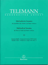 Telemann G.p. Methodical Sonatas Vol 6 Flute Telemann G.p. Methodical Sonatas Vol 6 Flute