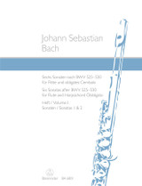 Bach J.s. 6 Sonates Bwv 525-530 Vol 1 Flute Bach J.s. 6 Sonates Bwv 525-530 Vol 1 Flute