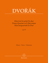 Dvorak A. Quatuor Mib Majeur OP 87 Cordes Piano Dvorak A. Quatuor Mib Majeur OP 87 Cordes Piano